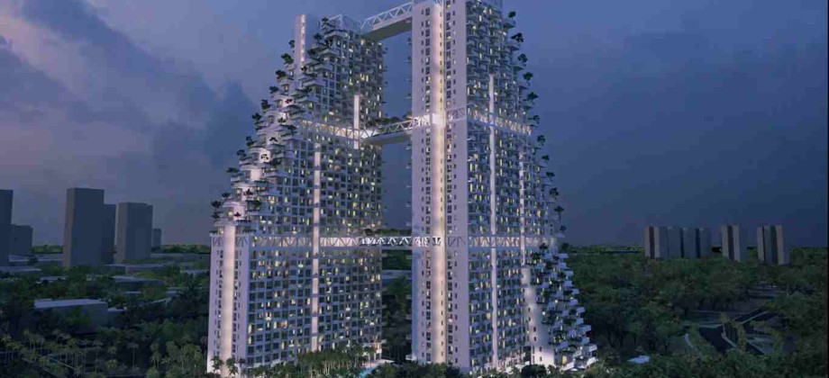 Sky Habitat swimmable bridge, Singapore 1