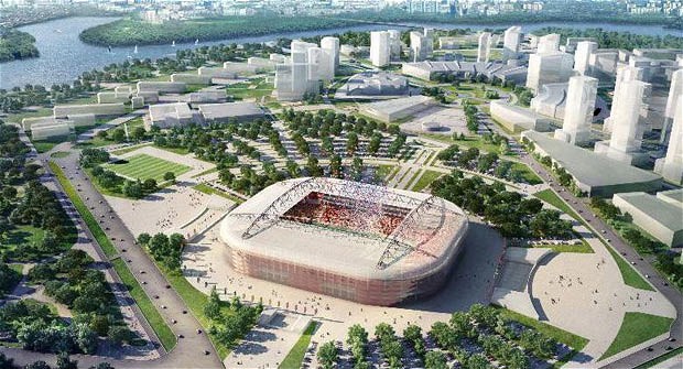The new stadium for the Russian team Spartak 2