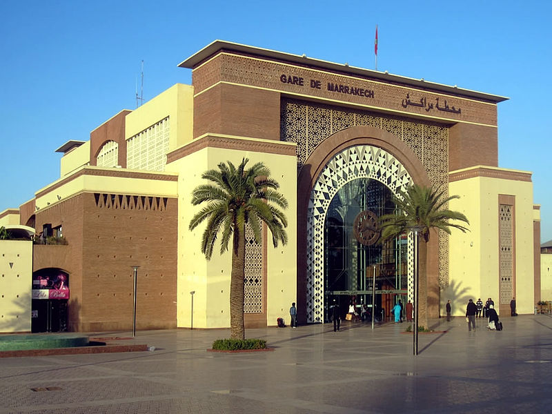 محطة القطار بمراكش