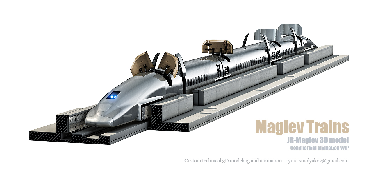 Maglev Trains by technogene