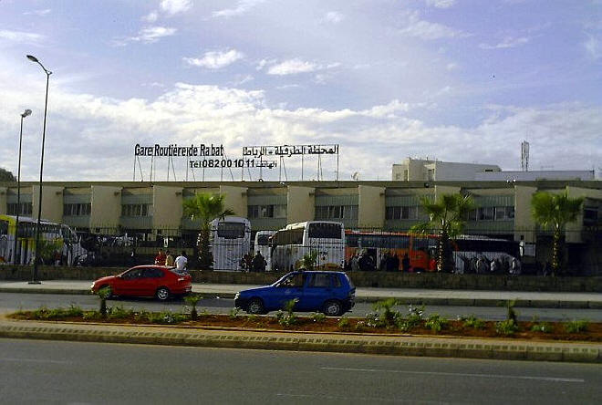 المحطة الطرقية بالرباط (محطة الحافلات)