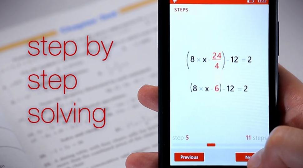 تطبيق" PhotoMath " لحل المسائل الرياضية 3