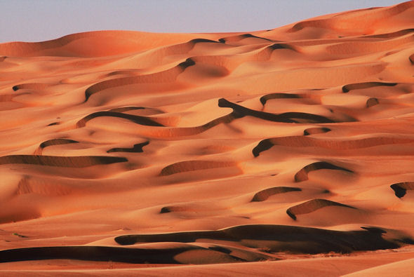 أنواع الكثبان الرملية في الربع الخالي 3