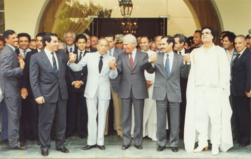 حكام وقادة دول الاتحاد وقت تأسيسه