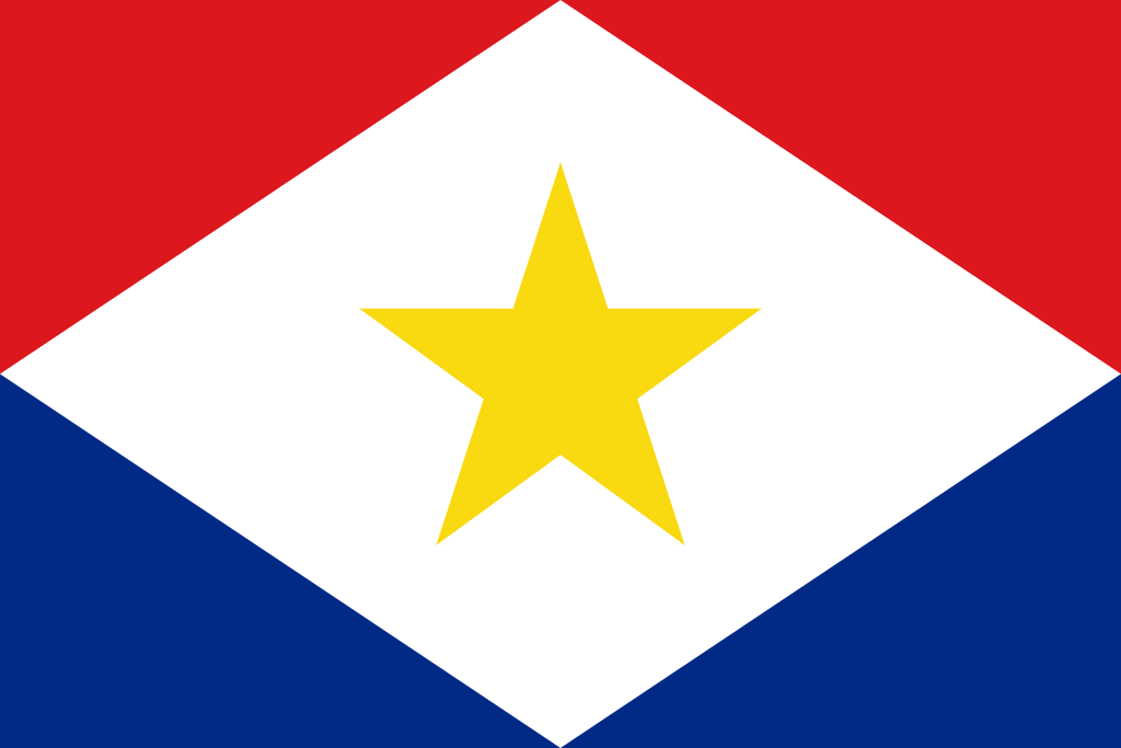 علم جزيرة سابا