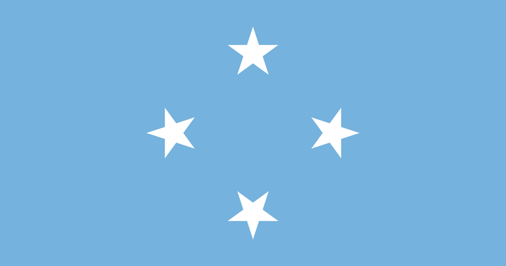 علم دولة ولايات ميكرونيسيا المتحدة